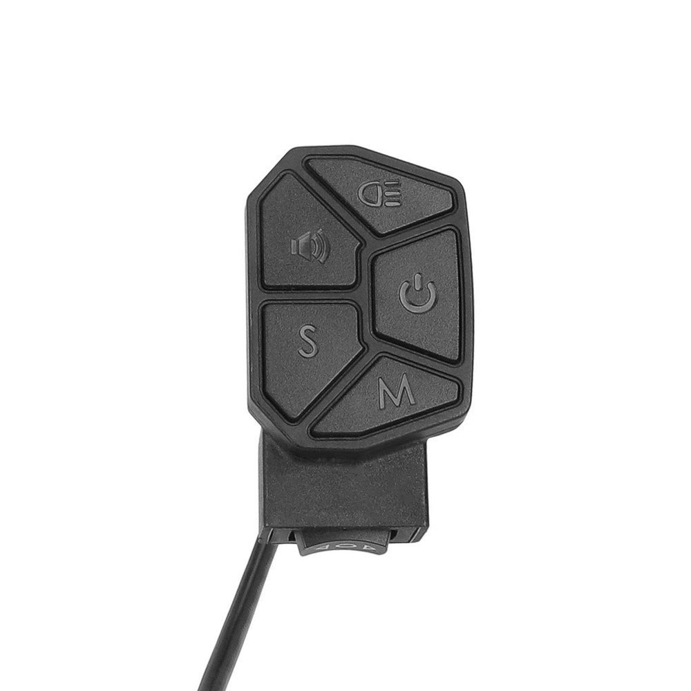 Electric Scooter Control Button 7 Function Waterproof Plastic Shell 6 Pin