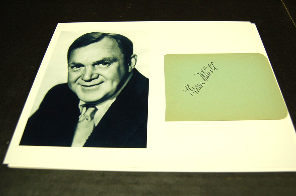 THOMAS MITCHELL AUTOGRAPH WITH COA