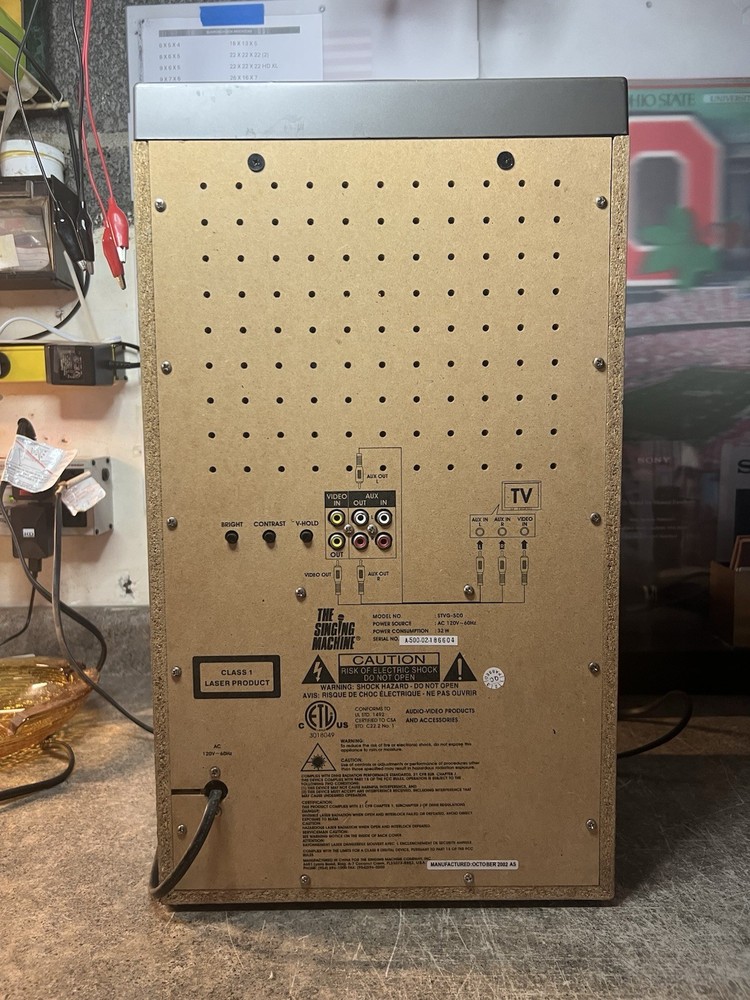 The Singing Machine Model: STVG-500. Karaoke Machine