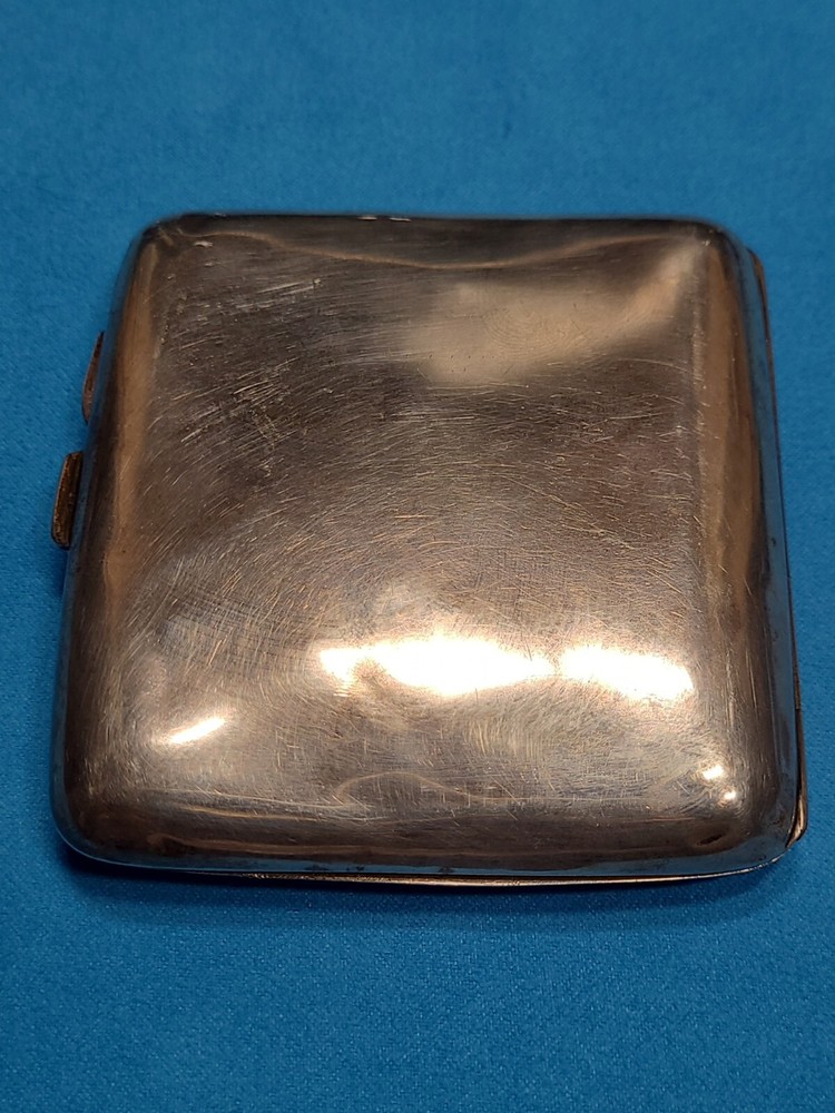 Silver Cigarette Case, 1924 , E J Trevitt & Sons , Chester