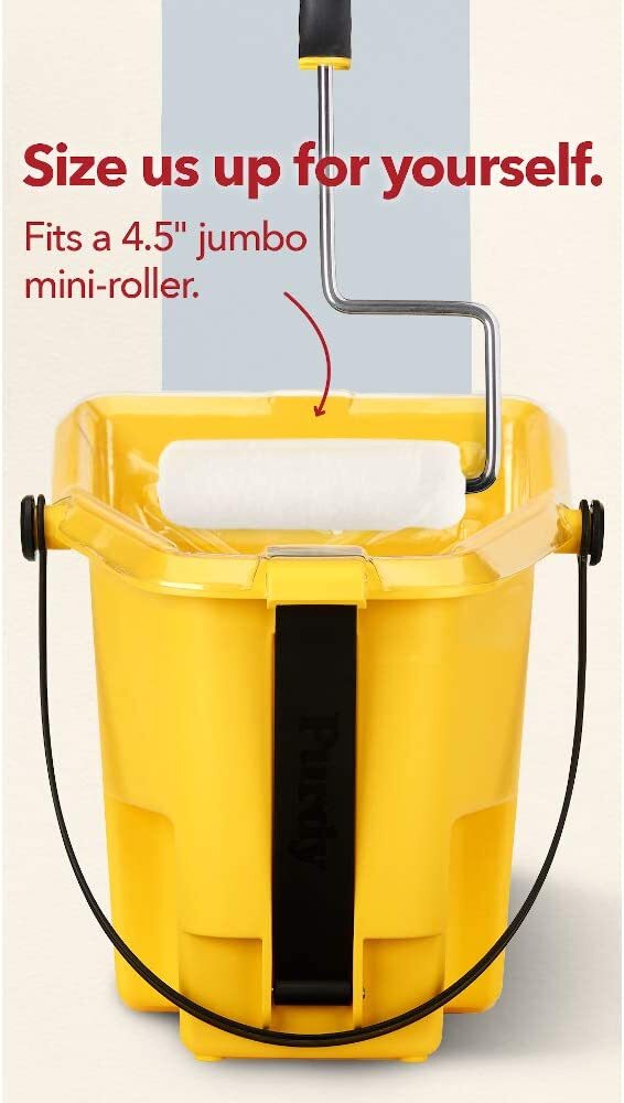 Purdy Painter's Pail Mini Roller Multi Grip Handle with Brush Magnet