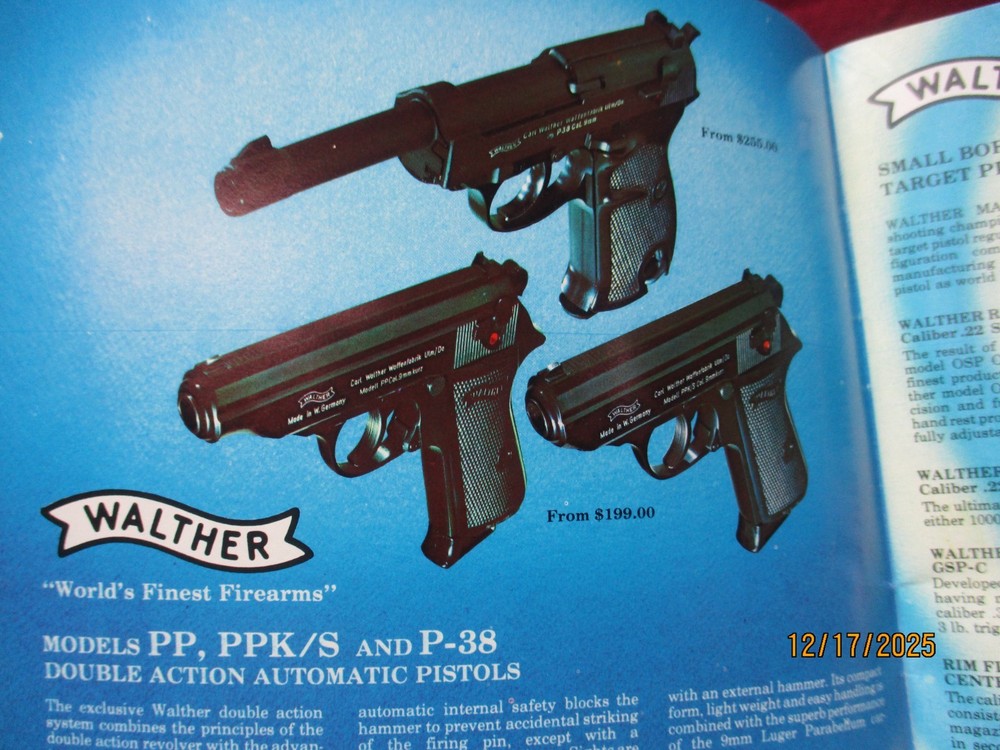 1975 INTERARMS High-End Catalog, Original