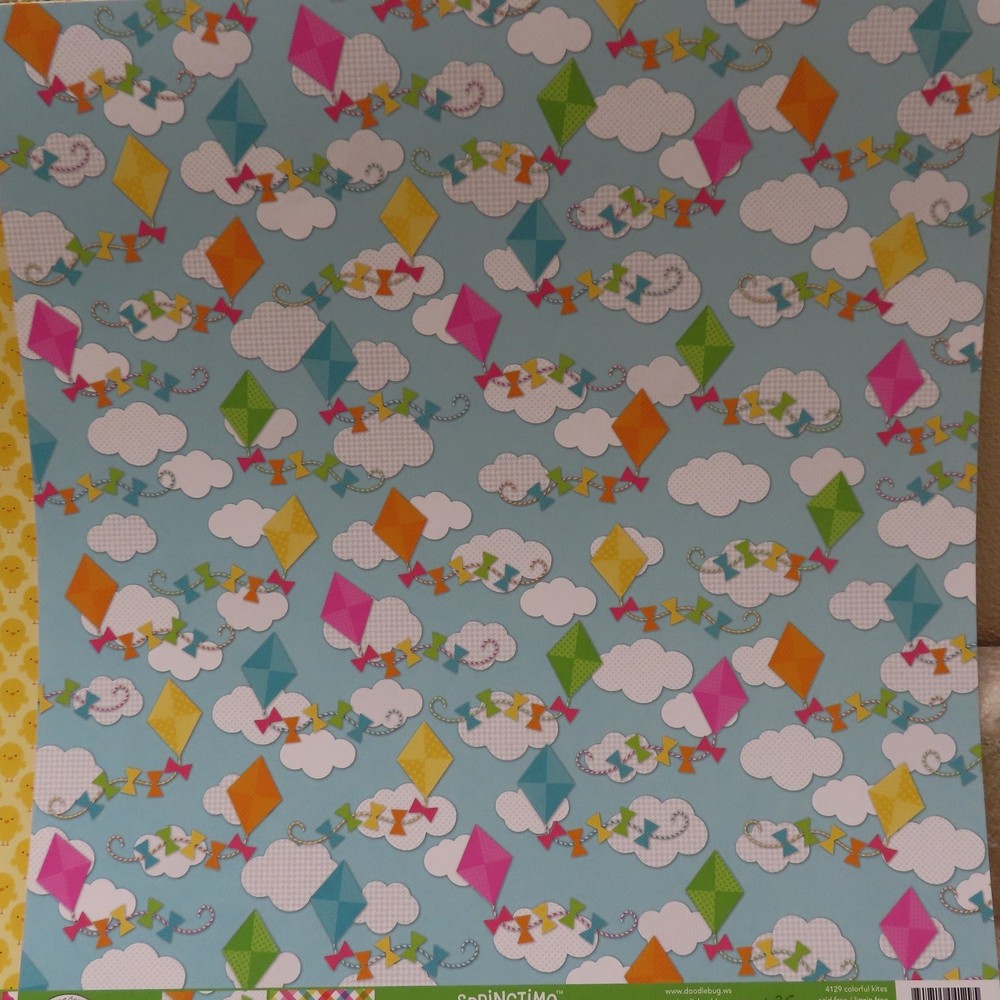 4 Sheets of Easter Themed 12x12 Double-Sided Cardstock (Except Easter Sampler)