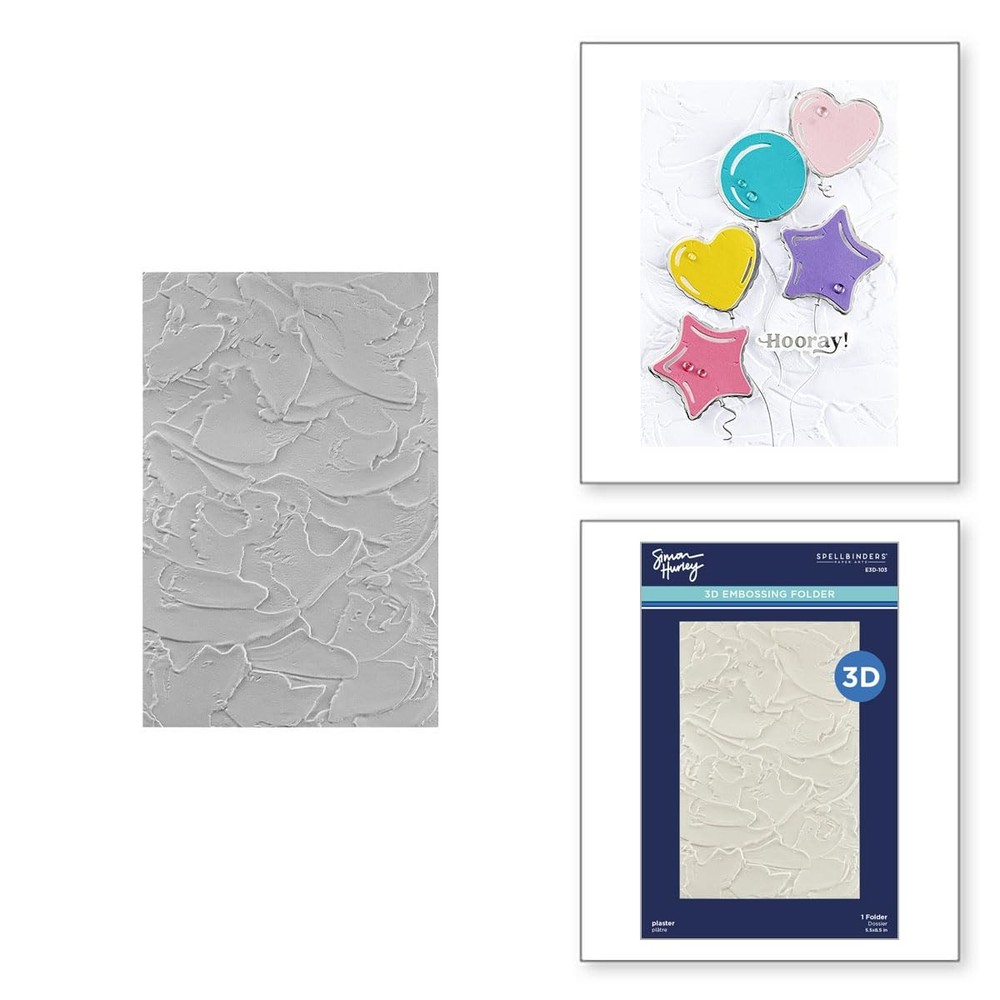 Embossing Folder, Plaster, Birthday Bash