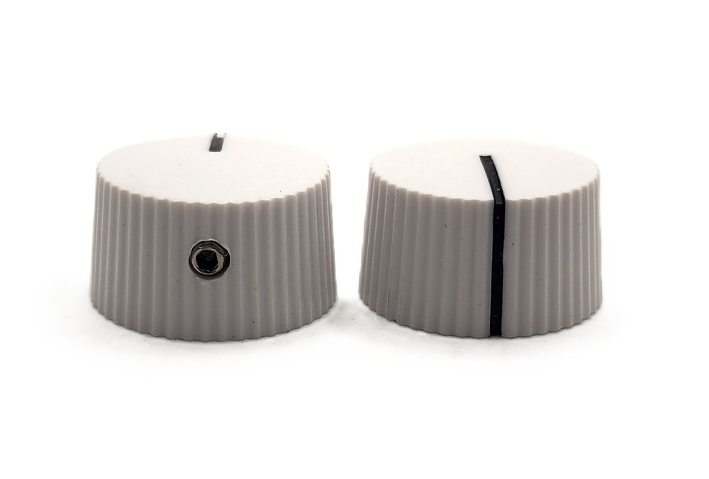 3-Pack White "Cupcakes" Knobs Replacements Vintage Harmony