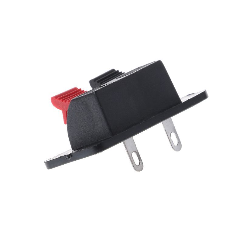 Speaker Plate Push Release Connector Terminal Strip Block 2 Position 2 Way