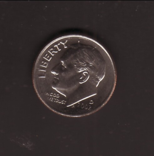 2002D USA Franklin D Roosevelt Dime UNC