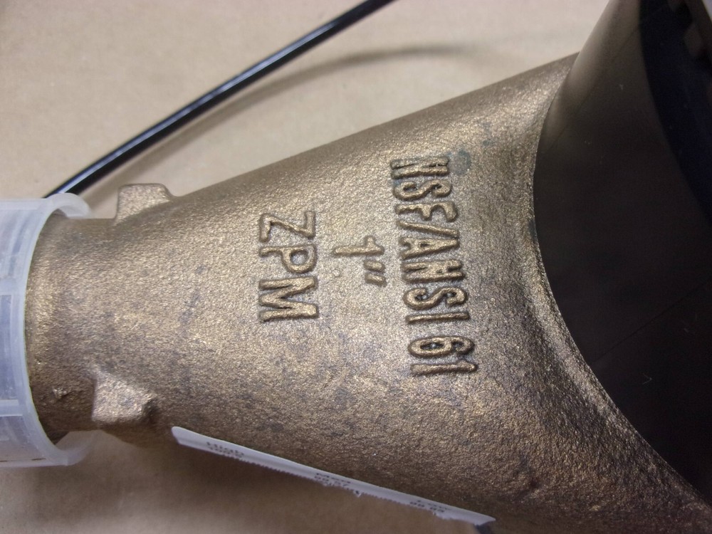 Zenner 1" ZPM Nitro 1 Bronze Water Line Meter Direct Read Wireless Scancoder