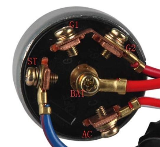 TC020-31820 Ignition Starter Switch with 4 Position 5 Terminals Replacement