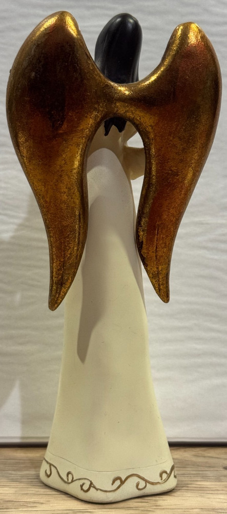 Ceramic Angel Decorative Figurine - Approx. 19cm Tall