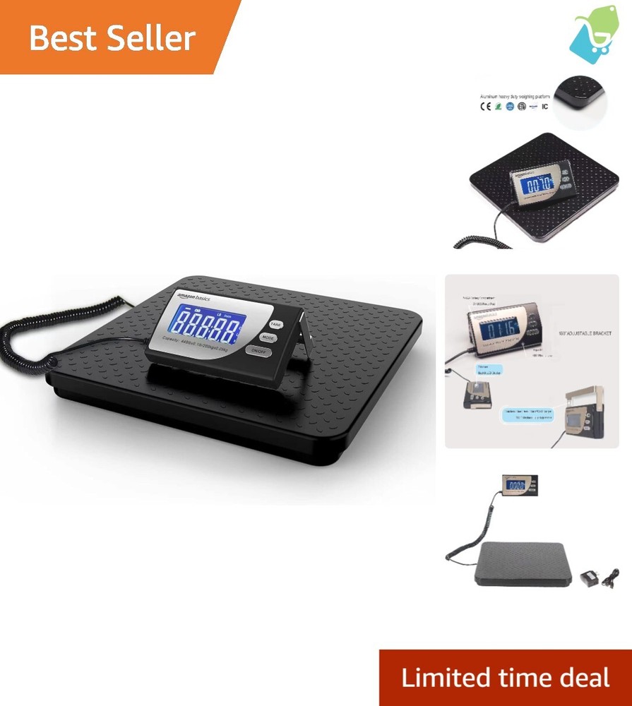 Robust Digital Postal Scale - 440 lb Max Capacity & 10 oz Minimum Load Weight