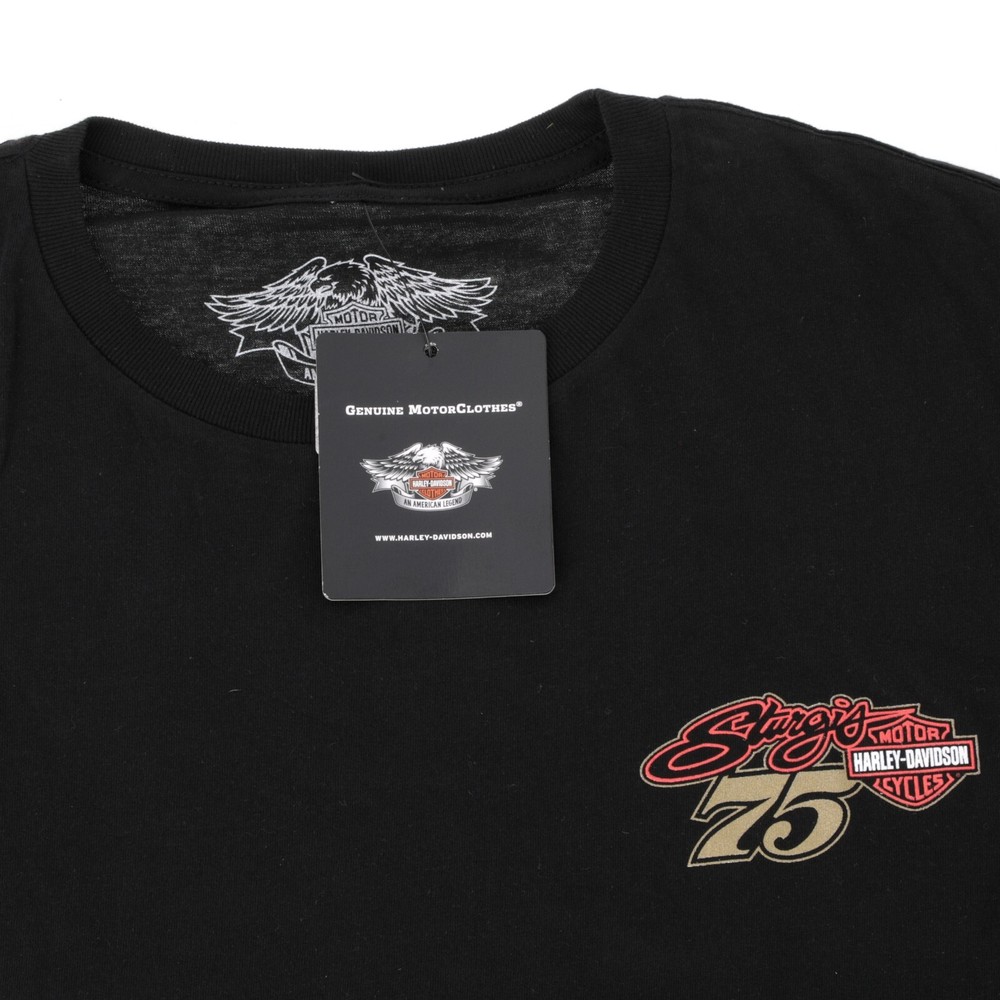 Harley Davidson 75 Years Graphic Tee Large