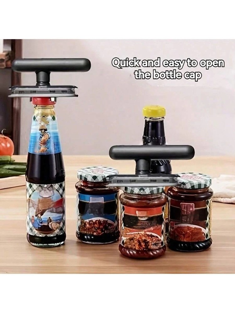 1 Pcs, Labor-Saving Lid Opener, Easy Twist Multi-Function Manual Jar And Bottle