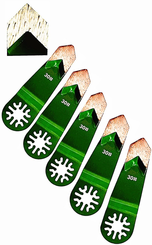 Oscillating Corner Diamond Grinding Tools 30#M -Premium- (5 pack)