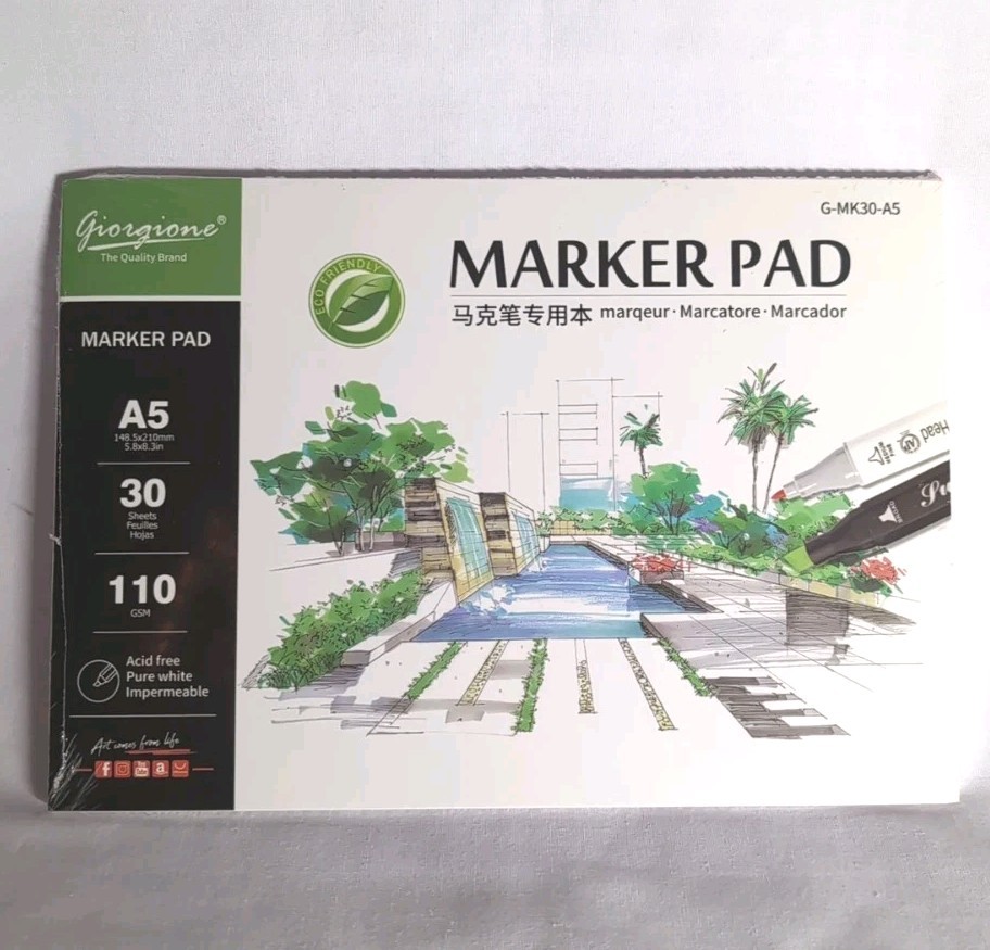 A5 Marker Pad book 30 sheets 110 GSM