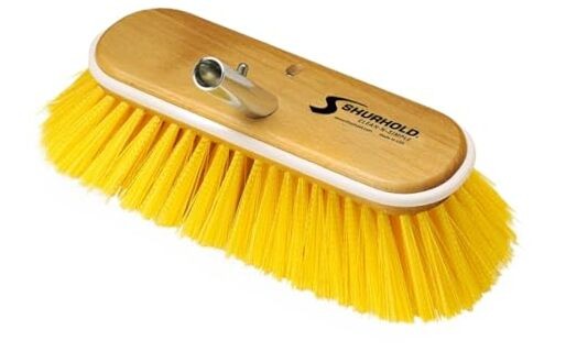 Classic 10" Deck Brush Yellow Deck Brush Medium