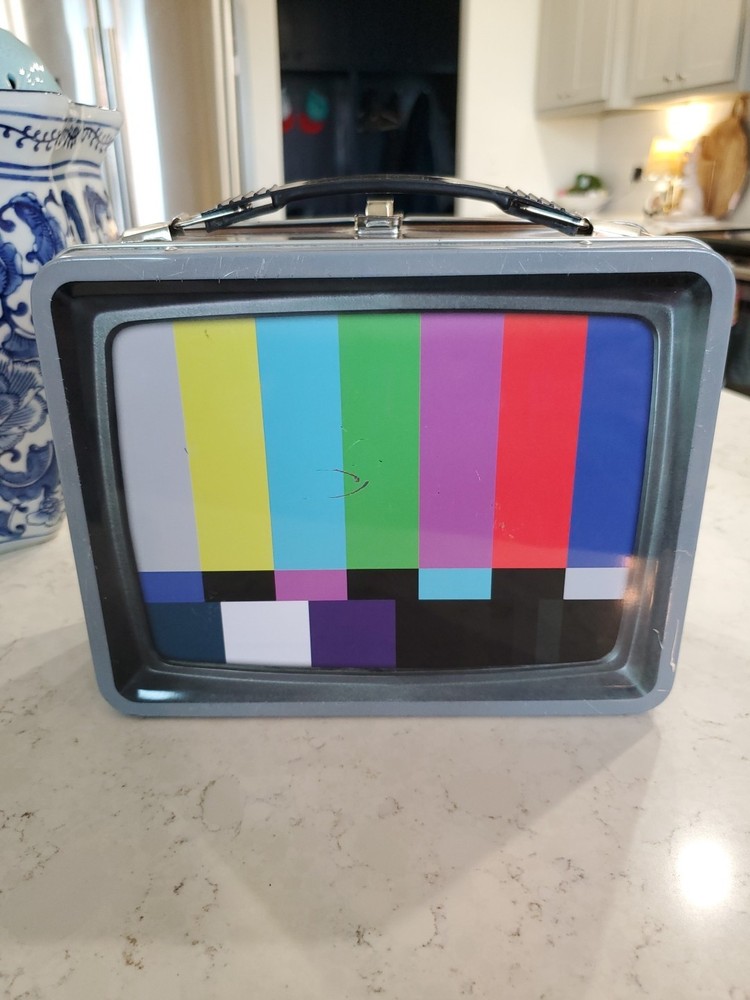 Retro Television Lunchbox....clean.