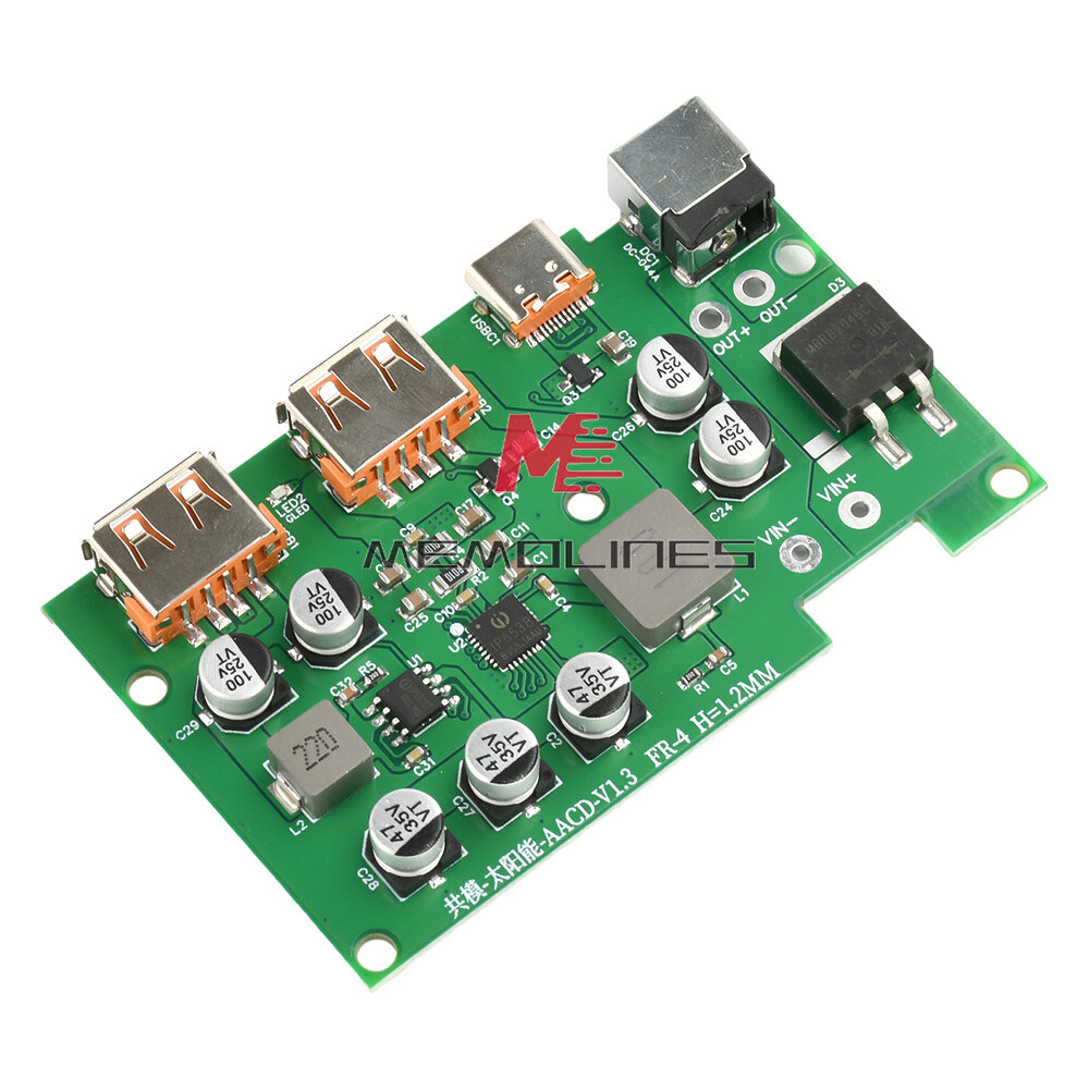 Solar Controller Solar Panel Voltage Regulator QC PD Fast Charging Solar Charger