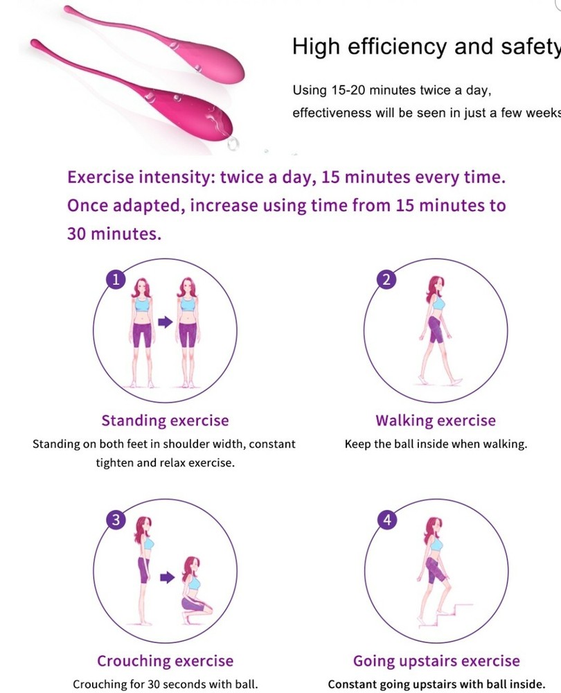 S-hande Deluxe Kegel Exercise Weights - Bladder Control, Pelvic Floor Exerciser