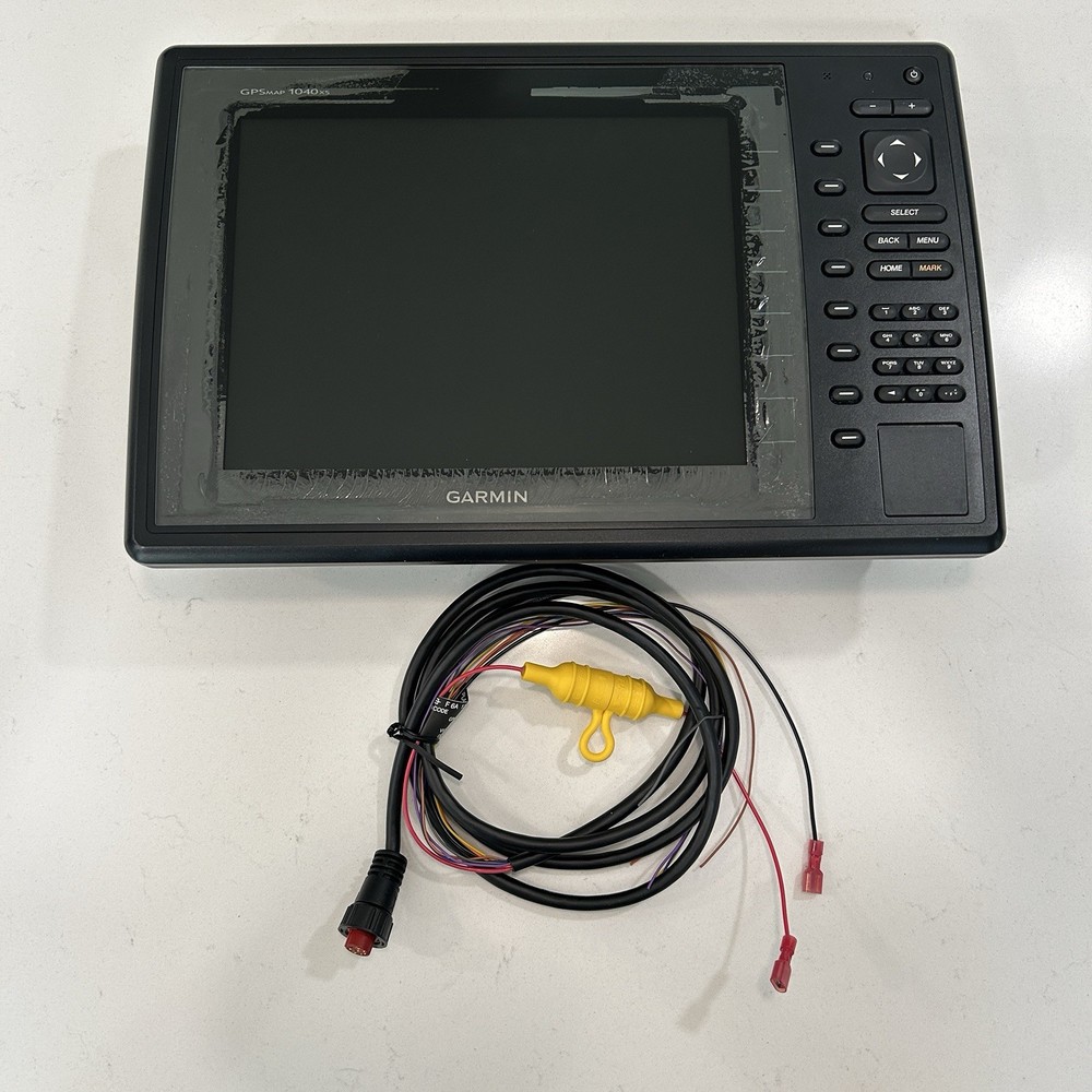 Garmin 1040xs Gps Map Chartplotter Head Unit With Power Cord