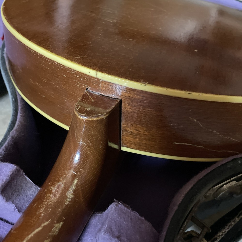 Vintage KAY 4 String Banjo With Case