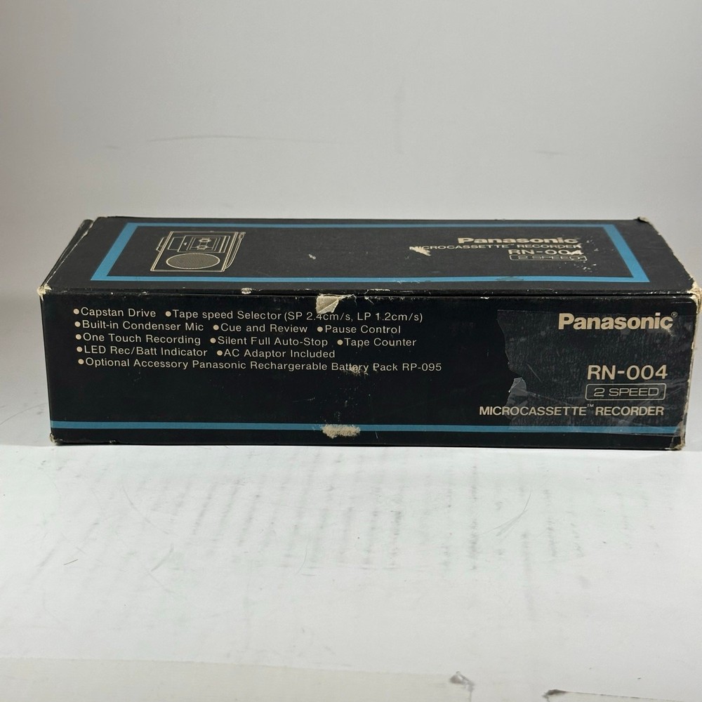 Panasonic Micro Cassette Recorder RN-004 Vintage
