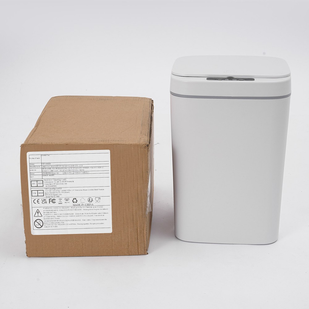 Touchless 4.22 Gallon Automatic Motion Sensor Smart Trash Can Bathroom Trash Can