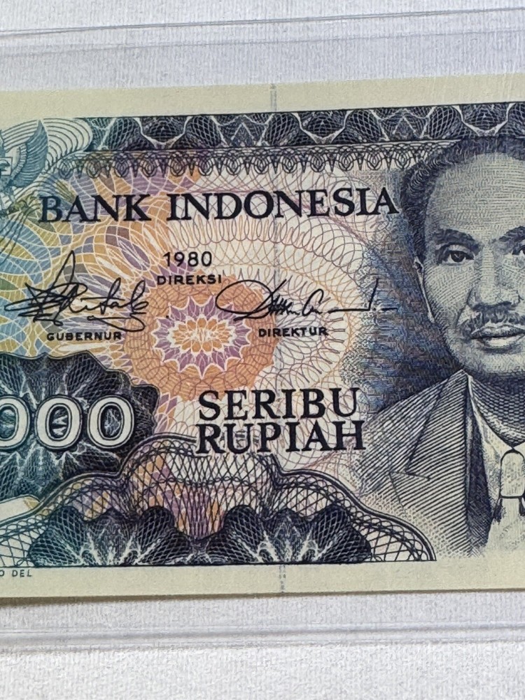 1980 Indonesia 1000 Rupiah Banknote