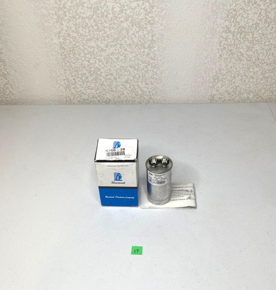 New Tecumseh K150-20 Run Capacitor