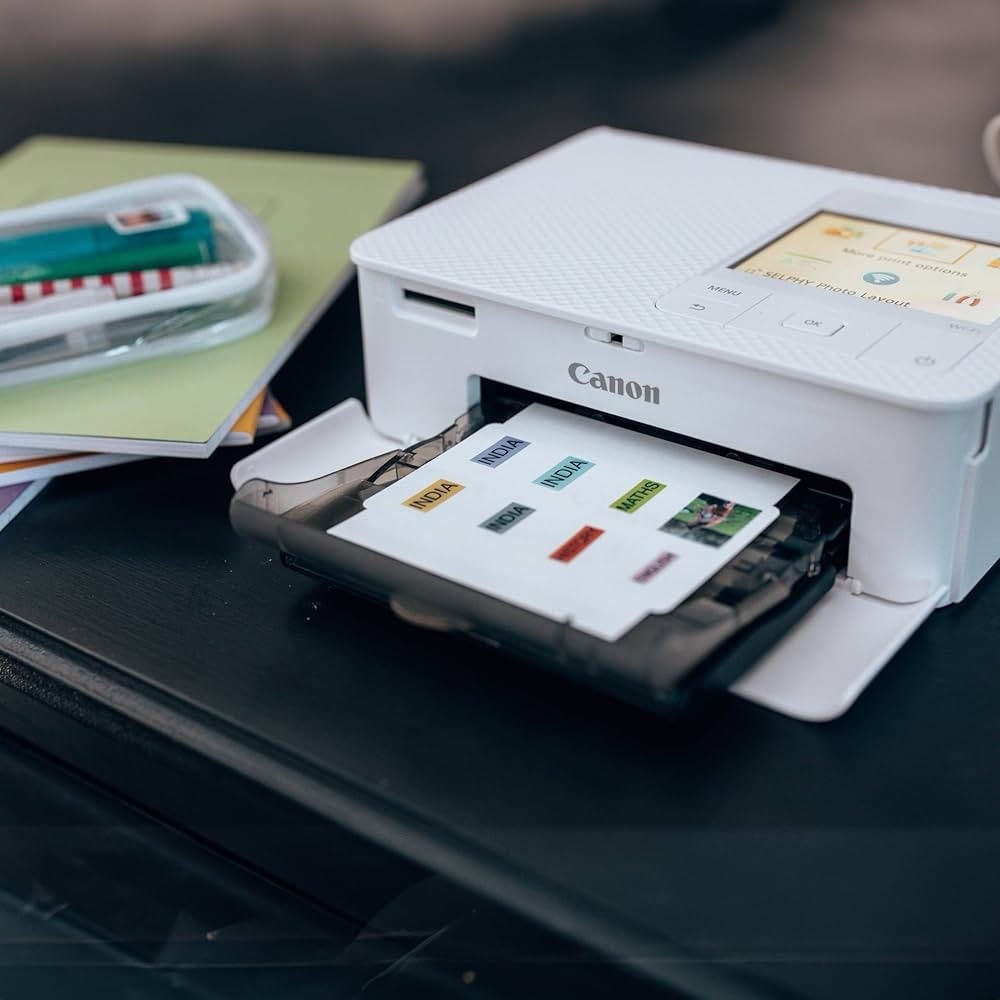 Canon Selphy CP1500 Wireless Compact Photo Printer （White）