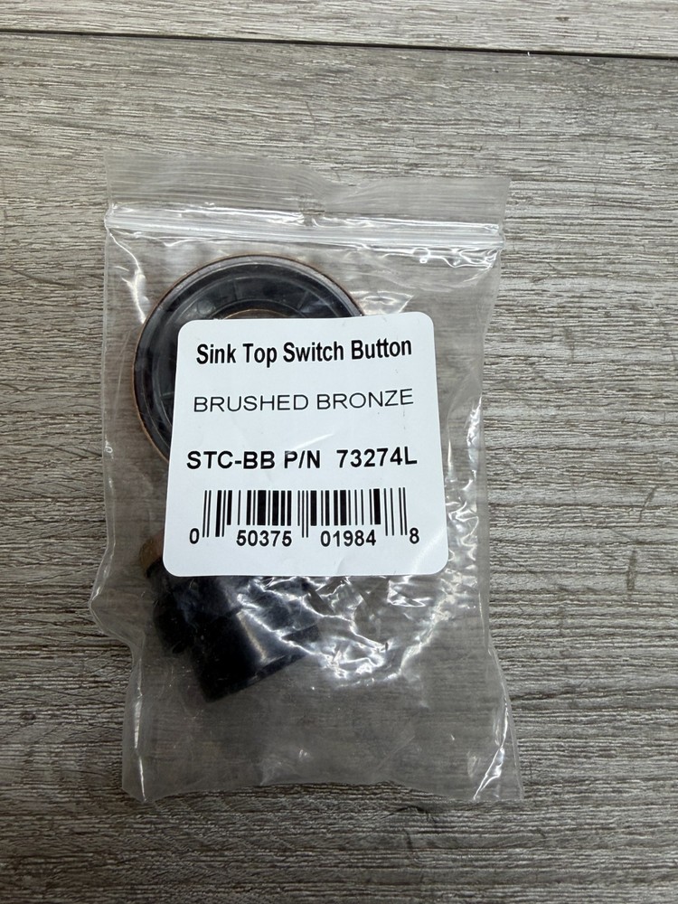 InSinkErator STC-BB Push SinkTop Switch Button, Brushed Bronze