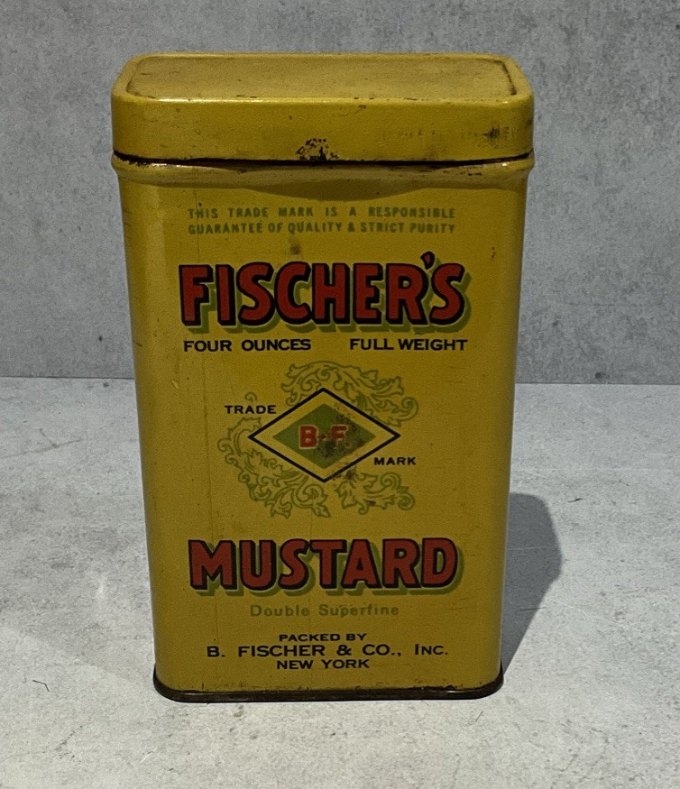 Vintage Fischer’s Mustard Tin