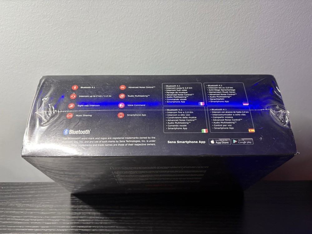 Sena 20S EVO HD Motorcycle Bluetooth Communication System Single Pack