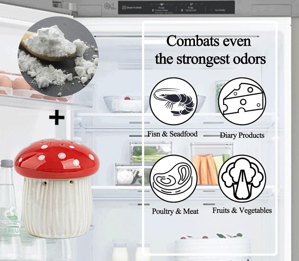Cute Fridge Deodorizer Fridge Odor Eliminator (Baking Soda-Free)