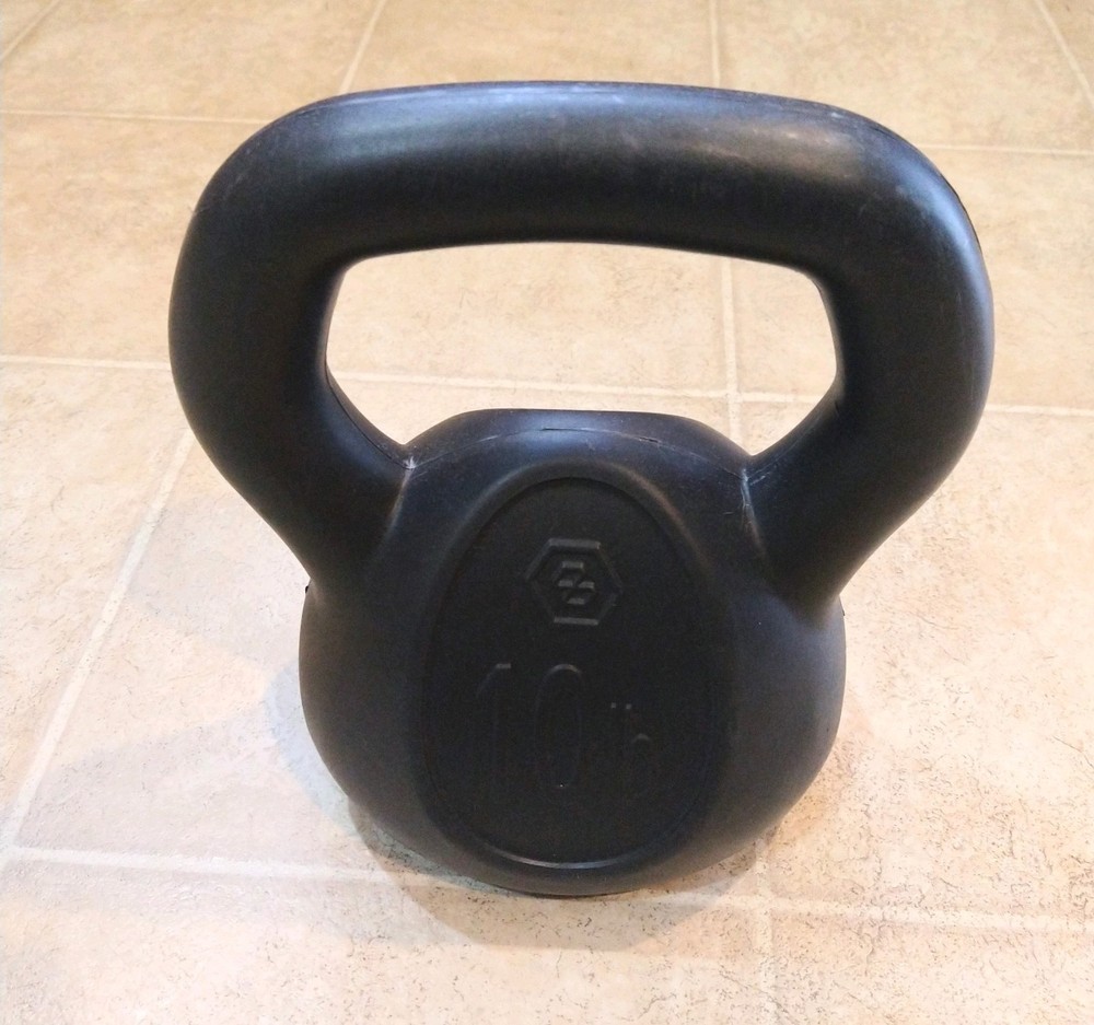 Large Handle Kettlebell (10 Lbs) for Strength Training