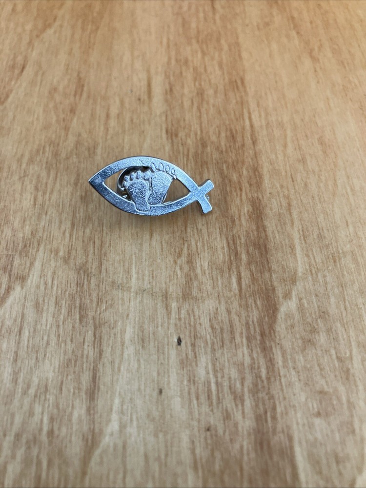 Fish With Baby Feet Tie Tack