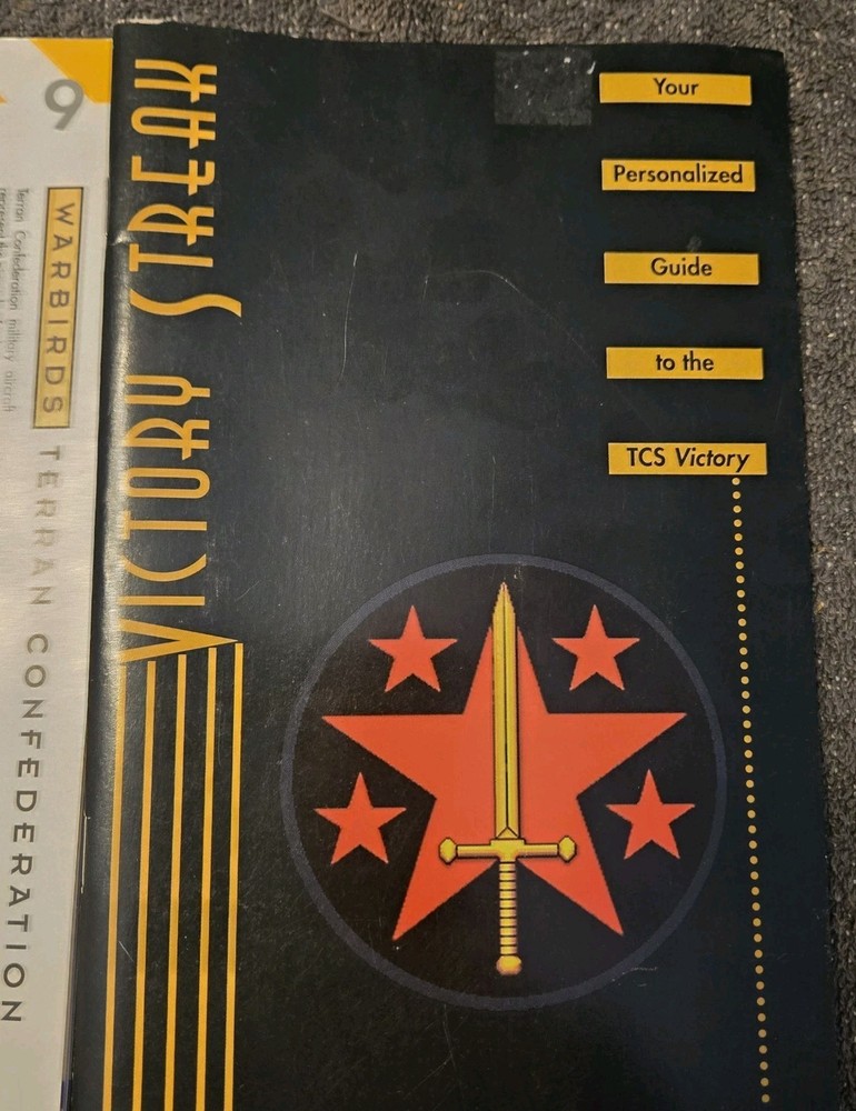 Victory Streak PC MANUAL Reference Card Warbirds Fold Out