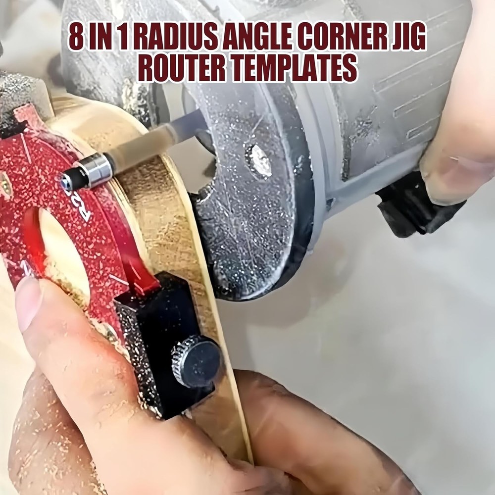 2PCS Alloy Corner Positioning Tool - Large & Small Circle Locator for DIY