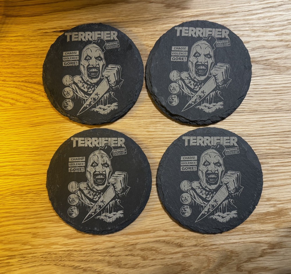 Horror Slate Coaster Terrifier