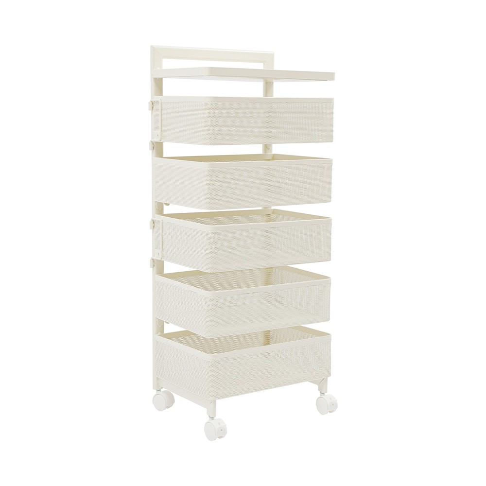 Rotating Storage Rack, Kitchen Organizer With Rotating Basket