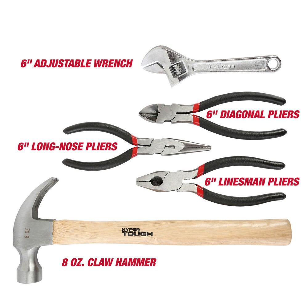 118-Piece Tool Set for Home Repairs home Workshop Hand Tools, Model 7003