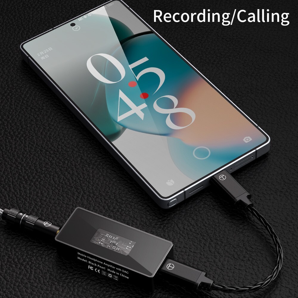 TRN Black Pearl Portable Earphone Power Amplifier HiFi Digital Audio Decoder