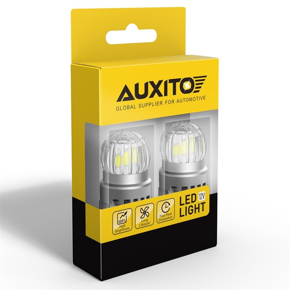 1-10Set AUXITO 3157 3156 LED White Reverse Backup Light Bulbs Canbus Error Free