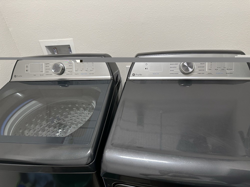 G.E Profile Washer And Dryer Set
