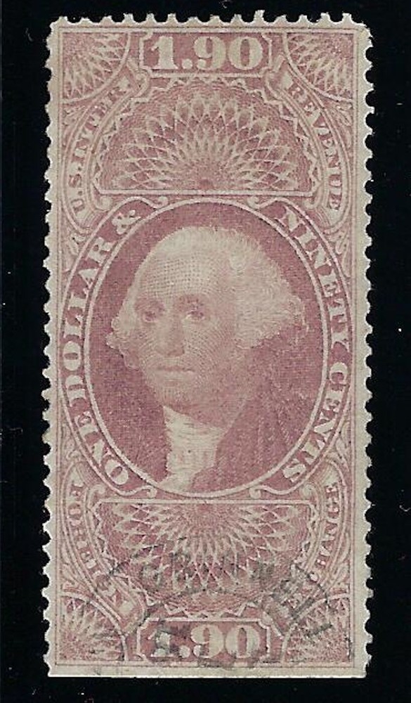 U.S., Scott #R80c, First Issue, $1.90 Foreign Exchange, Used