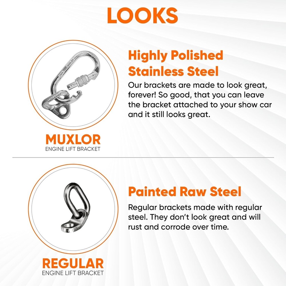 Versatile Removable Engine Lift Bracket - 5600 lb Load for Easy Engine Handling