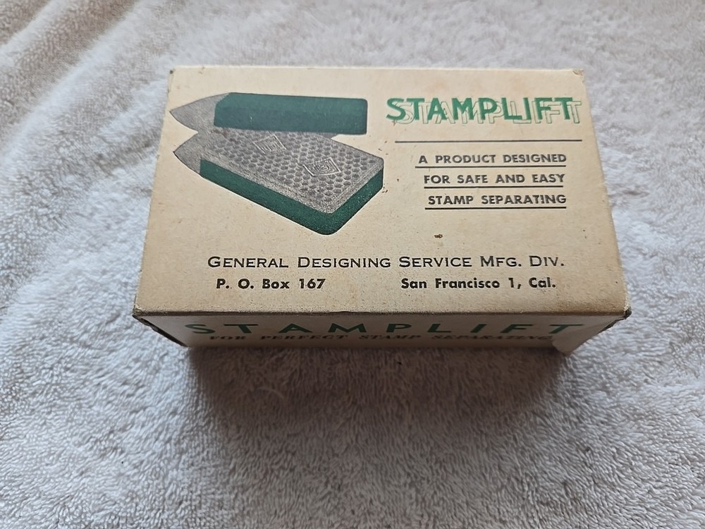 Vintage GDS Mfg. Div. Stamplift Tool for Safe and Easy Stamp Separating