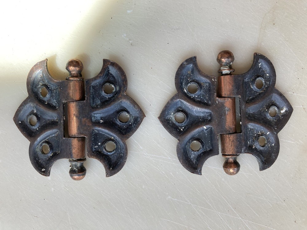 Antique Copper & Steel Hinges