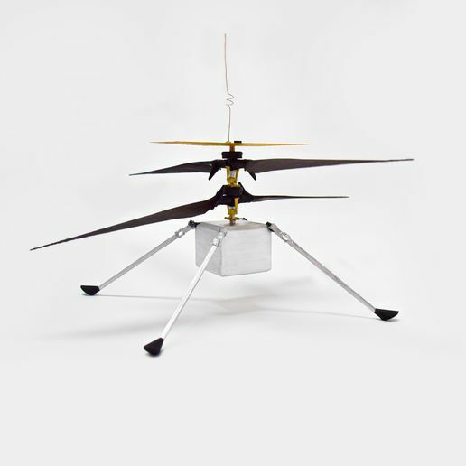 3d printed NASA Perseverance Mars Ingenuity (helicopter) 1:2