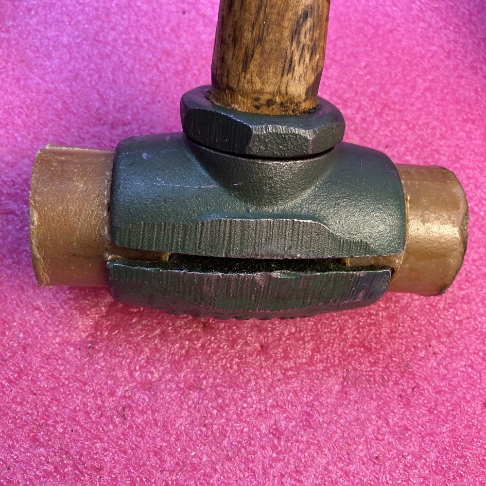 Rawhide Mallet # 31002 Garland #2 Split Head Hammer with 1-1/2" Faces 32 Oz.
